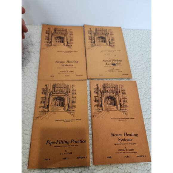 International correspondent schools Steam, Pipe Training Books From World War 2 - Picture 1 of 10